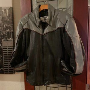 Tour Lion Vintage Leather Motorcycle riding Jacket